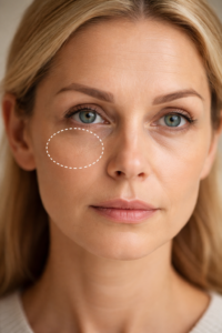 zones creusées paupières rajeunissement visage graisse